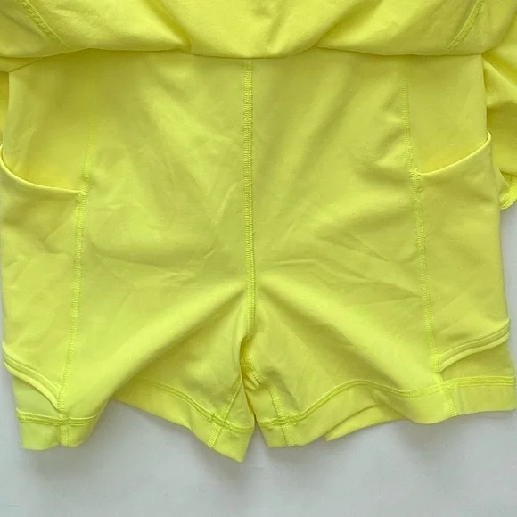 Lululemon court crush tennis dress electric lemon yellow 8 - Picture 7 of 12